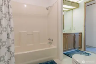 Guest Bath with bathtub