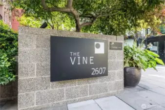The Vine Condominium, a luxury condominium located in the heart of Belltown close to dining, coffee shops, Sculpture Park, Waterfront, Pike Place Market, Waterfront Park and more!  Pets are welcome!