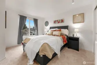 Peaceful primary suite retreat with generous space, great natural light, and room to truly unwind at the end of the day.