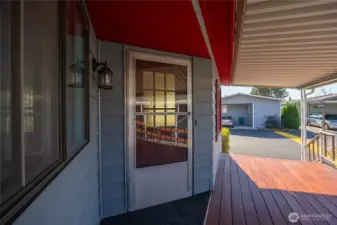 Charming home with energy efficient double windows.