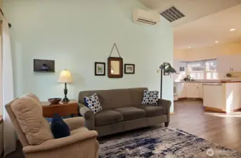 Luxury Vinyl Flooring throughout the living areas.