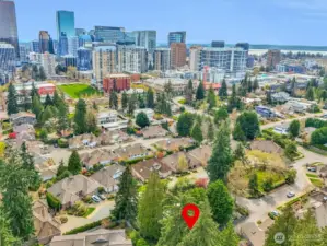 Close to all that downtown Bellevue has to offer