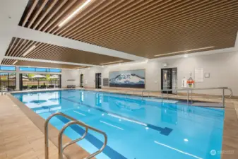 Indoor pool to enjoy year round