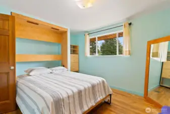Bedroom 1 - Closet converted to murphy bed