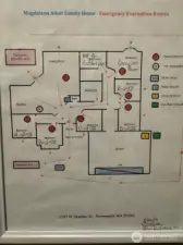Floor Plan for Adult Family Home.