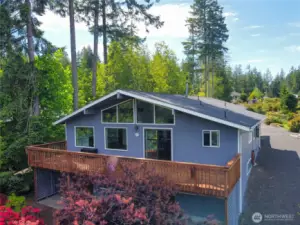 Closer to true exterior paint color.