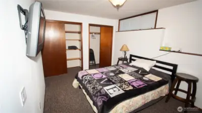 Primary Bedroom on lower level