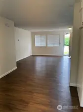 View from dining to front door.