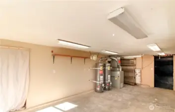 25X11 finished storage space under the house with locked outside entrance.