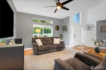 Another view of the front living room.