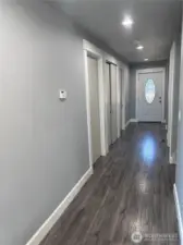 Hallway looking towards front door