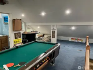 Game room upstairs-1/2 Bath to the left.