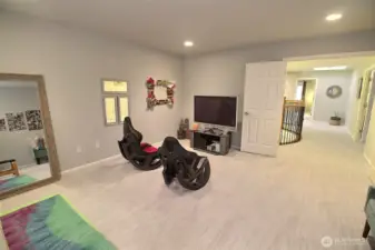 We aren't finished yet..Bonus room for gaming, exercising...