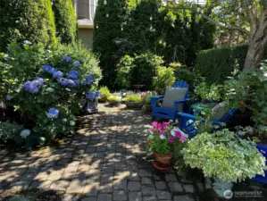 Lots of color from the Front Patio