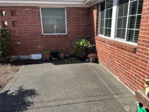 Patio area of condo #3