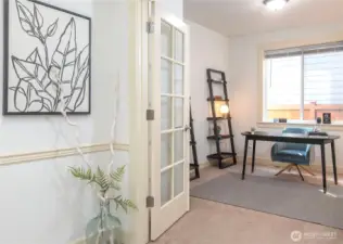 Main floor bedroom or office/den