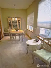 Huge windows let in lots of light