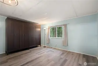 The Armoire closet stays!