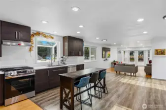 538 NW Ensign Drive - Kitchen & Living Room