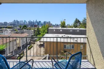 Covered deck with amazing 270° view - great for year round enjoyment of your morning coffee or dining al fresco