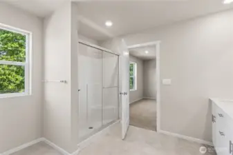 Primary Bathroom, Walk-In Shower. Photos are for representational purposes only, colors, elevation and features may vary.