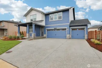 Photo rendering is representational. Actual home is under construction and finishes, elevation, and paint colors may vary. See site agent for details.