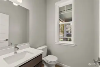 half bath on main floor