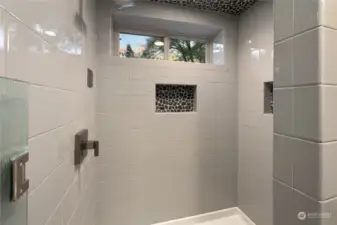 Tiled primary shower #1