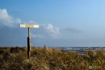 Private beach trail