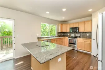 Look at This Beautiful Move-able Kitchen Island!