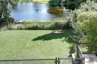 View from Back Deck of Lake