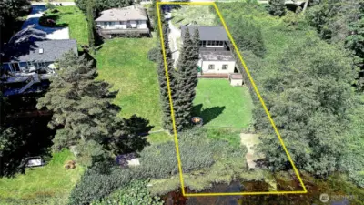 Aerial Front Exterior of Home