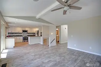 Kitchen and Living Room