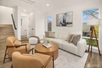 Photo from model home of similar floor plan