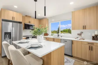 Photo from model home of similar floor plan