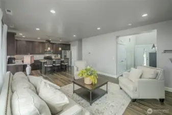 Living Room and Kitchen