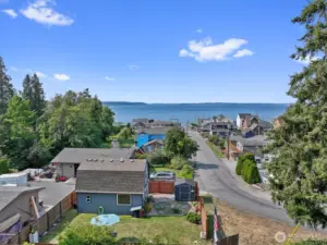 Just steps away from community beach.