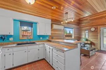 Beautiful ceramic tile floors.
