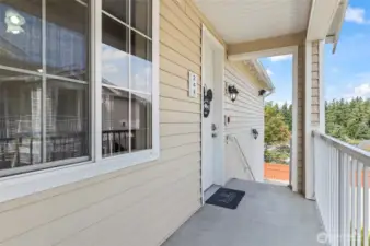 Large covered front porch