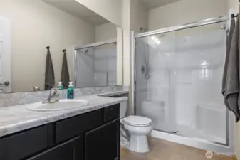 Primary suite with its own bathroom