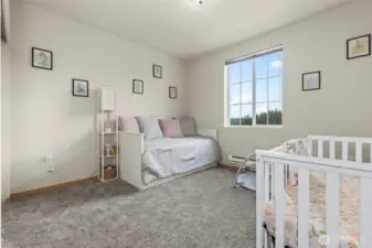 Bedroom #2 is spacious and has a great closet