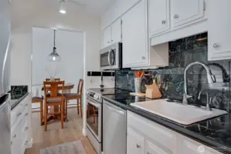 Modern, efficient kitchen