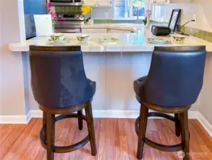 Kitchen with eating space