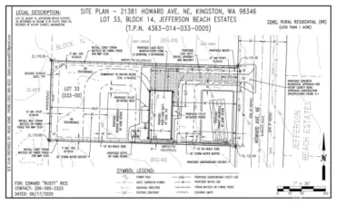 Site plan for the property.