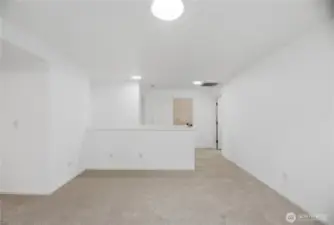 Upper floor loft area