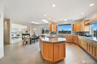 Desirable contiguous space for gatherings.