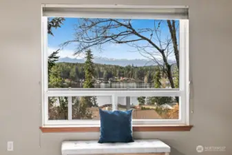 Primary window looking west.