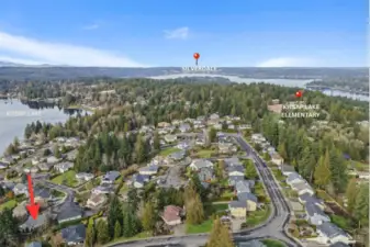 Location, location, location. Just minutes to Silverdale, Naval Base Kitsap Bangor, PSNS and Seattle Ferry.