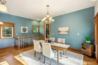 Large designated dining area