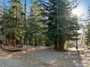 RV pad with a 50-amp hookup, a 2-bedroom septic system, and water already installed.